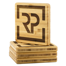 Load image into Gallery viewer, Ramone Preston Signature RP Bamboo Coasters
