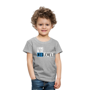 NEXLEVEL Toddler Premium T-Shirt (runs small) - heather gray