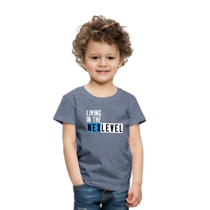 NEXLEVEL Toddler Premium T-Shirt (runs small) - heather blue