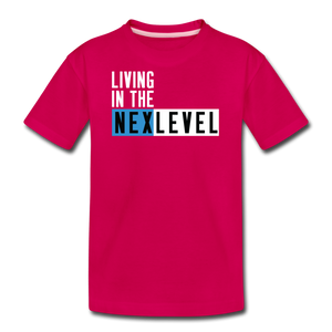 NEXLEVEL Kids' Premium T-Shirt (runs small) - dark pink