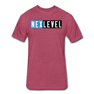 NEXLEVEL Super-Soft Fitted T-Shirt (runs small) - heather burgundy