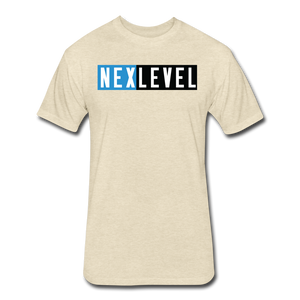 NEXLEVEL Super-Soft Fitted T-Shirt (runs small) - heather cream