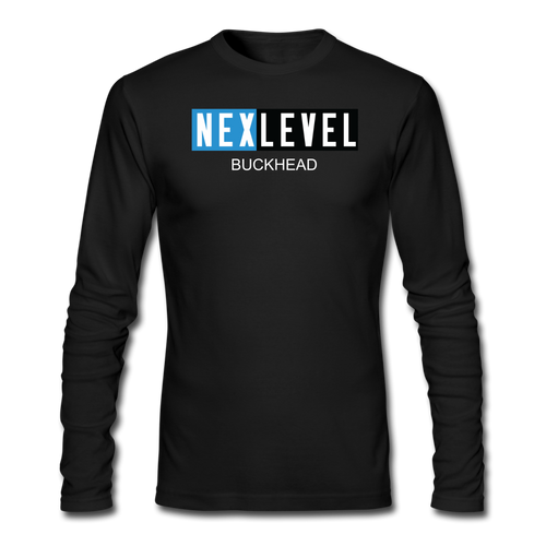 Signature NEXLEVEL-BUCKHEAD Men's Long Sleeve T-Shirt - black
